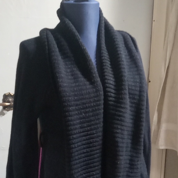 Open-front Cardigan Black - Picture 2 of 2